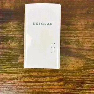 Netgear Powerline 1000 PL1000 Wifi Network‎ Extender White Tested Works